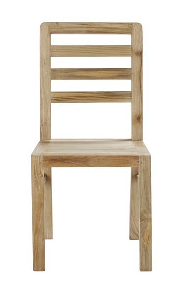 Stuhl CARGO Beige - Massivholz - 48 x 94 x 50 cm
