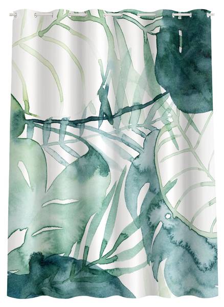 Duschvorhang Palmwedel Wasserfarbe II 180 x 180 cm