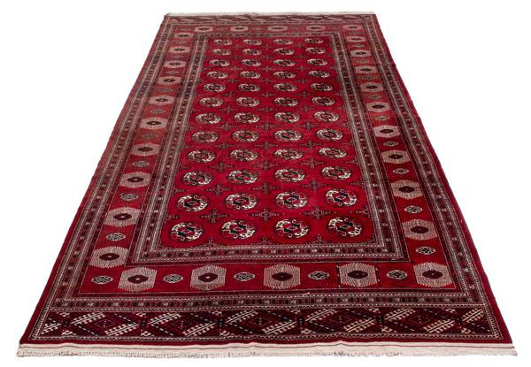 Orientteppich Oriental Rot - Naturfaser - 250 x 1 x 350 cm