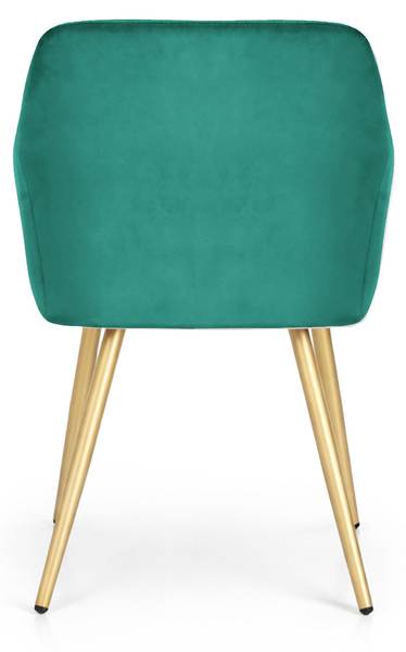 CHAISE ESTELLE Lot de 2 Vert - Doré