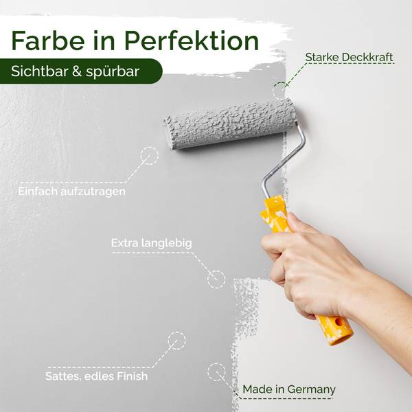 Wandfarbe   Sprat Fish Grau - Harz - 18 x 16 x 24 cm