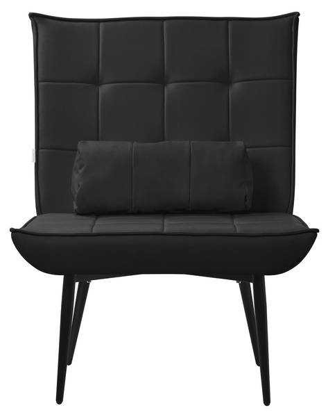 Relaxsessel mit Lendenkissen HOUSTON Schwarz