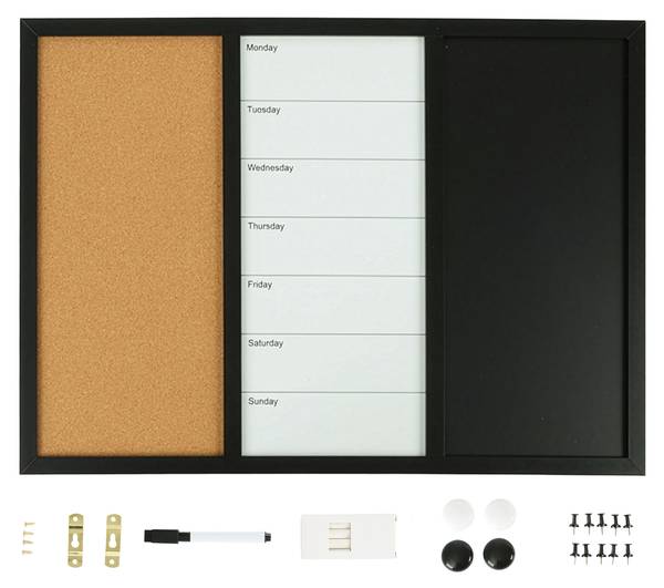 Combitafel 3-in-1 accessoires 70 x 50 cm