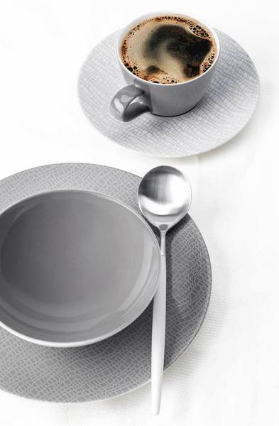 Kaffeetassen Life Fashion 6er Set Grau