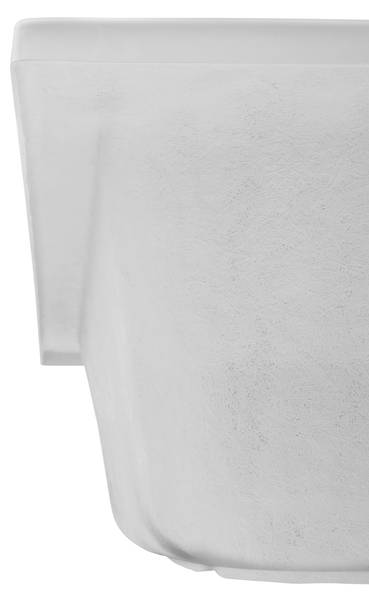 Badewanne Modern Curved 3-teilig Fuß Weiß - Kunststoff - 80 x 43 x 180 cm