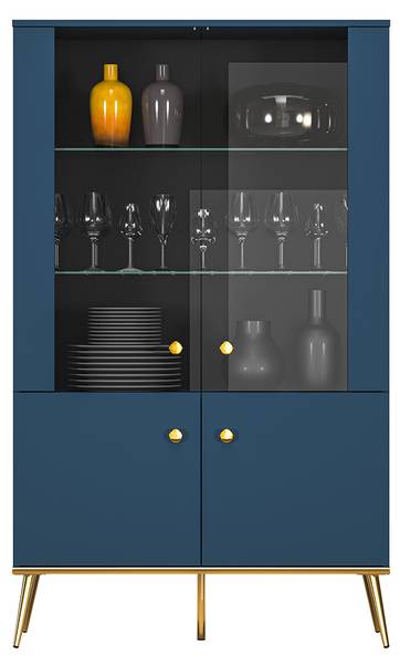 Geschirrschrank Thalia Blau