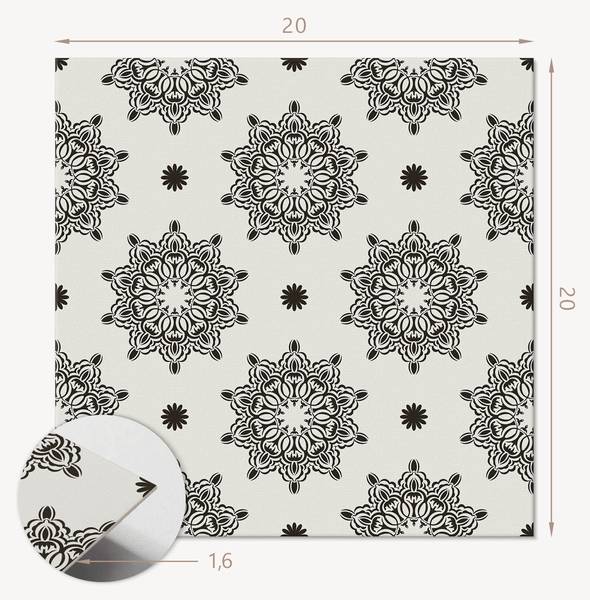 Vinyl tegels 00033464 (20er - Set) 20 x 20 cm