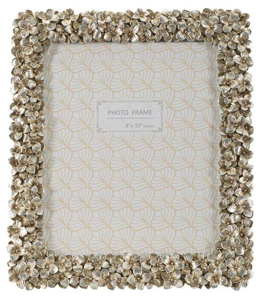 Fotolijst Flolly zilver - hars - 2 x 32 x 27 cm