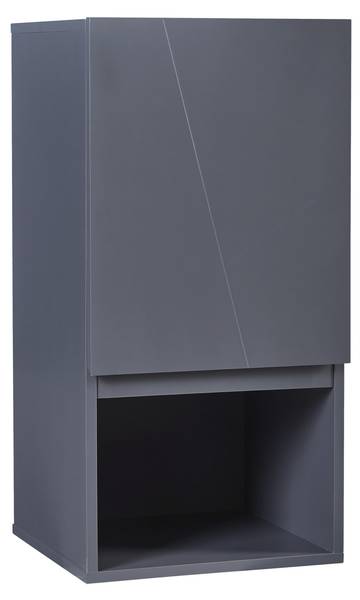 Hängeschrank Overath Grau - Holzwerkstoff - 30 x 60 x 30 cm