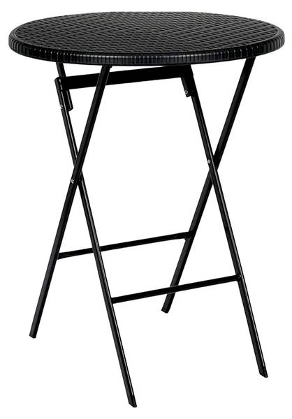 Klapptisch Toyama Braun - Kunststoff - 60 x 74 x 60 cm
