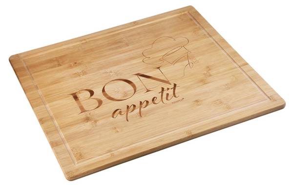 Schneidebrett Bon Appetit Braun - Bambus - 56 x 2 x 50 cm