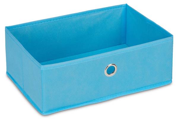 Kinderregal mit 2 Boxen & 3 Hängefächern Grün - Hellblau - Weiß