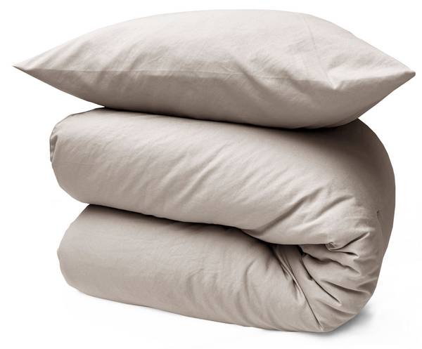 Waschbare Bettdecke Easy Comfort 2er Set Beige - Polyester - 140 x 3 x 220 cm