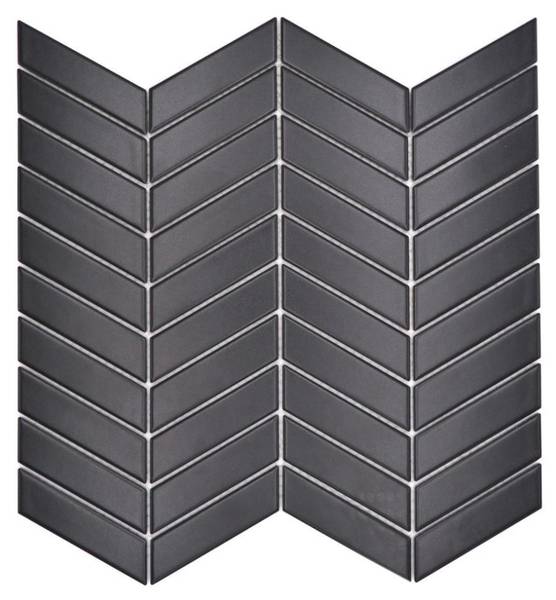 Mosaikfliesen 24-EV29 Schwarz - Keramik - 29 x 29 x 29 cm
