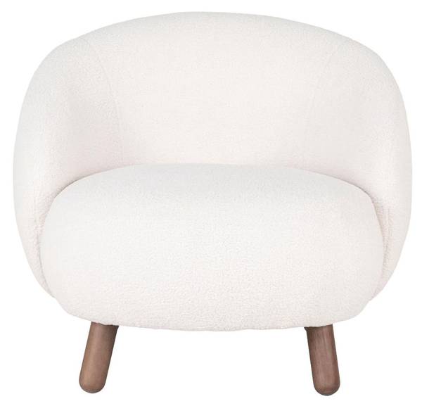 Sessel Savona 2-teilig Weiß - Polyester - Webstoff - 80 x 68 x 76 cm