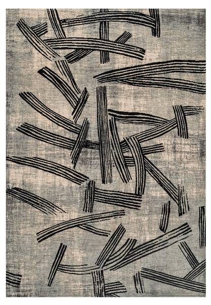Teppich Kanji, Drinnen/Draußen waschbar Steingrau - 140 x 200 cm