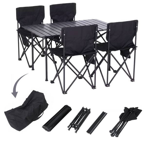 Campingset Q39 Schwarz