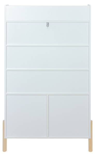 Kinderkommode Elio Weiß - Holzwerkstoff - 65 x 105 x 30 cm