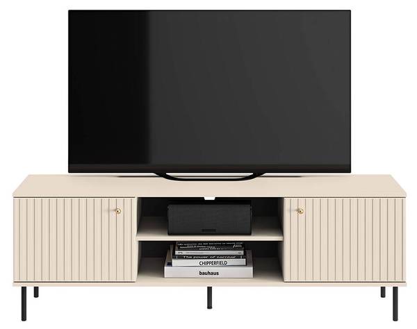 Lowboard SALOU-131-7 Beige - Holzwerkstoff - 160 x 53 x 40 cm