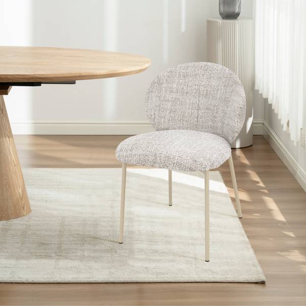 Stühle AMBRE 2er-Set Beige - Webstoff - 48 x 80 x 60 cm