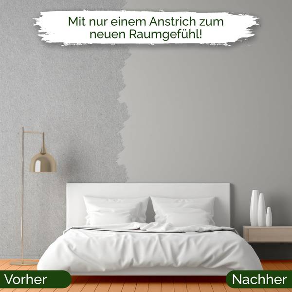 Wandfarbe   AttractiveAnchovies Grau - Harz - 21 x 18 x 39 cm