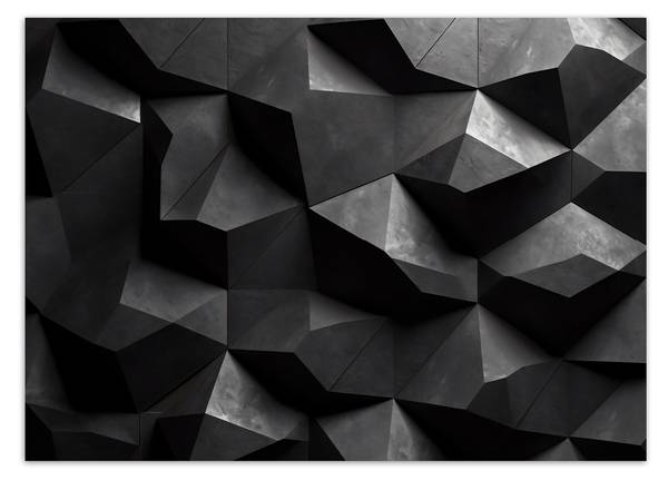 Fototapete Abstrakte geometrische Formen 100 x 70 cm