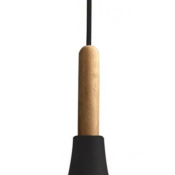 Pendelleuchte Ystad Schwarz - Metall - 16 x 36 x 85 cm
