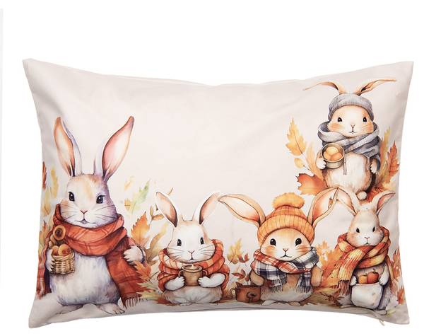 Kissenbezug Nazan Beige - Kunststoff - 35 x 35 x 50 cm