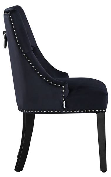 Esszimmerstuhl Windsor einzeln Schwarz