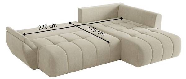 Ecksofa GENOA Grau