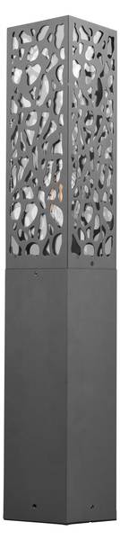 Mastleuchte COOPER Grau - Metall - 10 x 60 x 10 cm