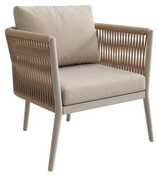 Gartenlounge-Set Gaia Ⅱ（6-tlg） Beige