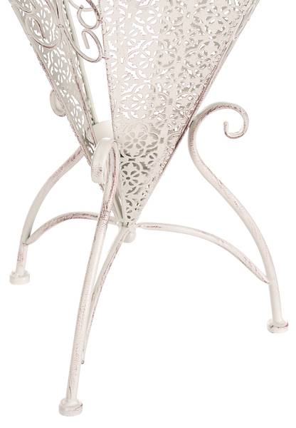 Paraplubak GOUVILLE wit - metaal - 35 x 70 x 28 cm