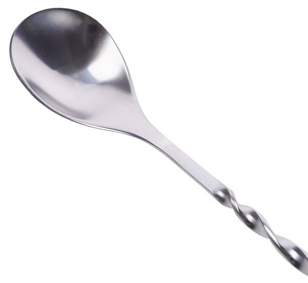 Barlöffel 259342 Silber - Edelstahl - 4 x 1 x 28 cm