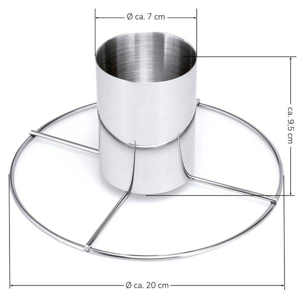 Geflügelschere 14101 (2er-Set) Silber - Metall - 20 x 10 x 20 cm