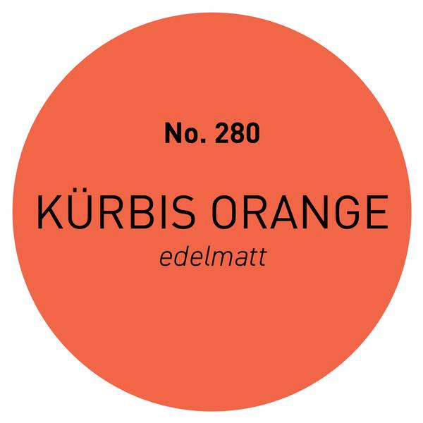Wandfarbe (5L) edelmatt Orange No.280 Orange - 30 x 22 x 40 cm