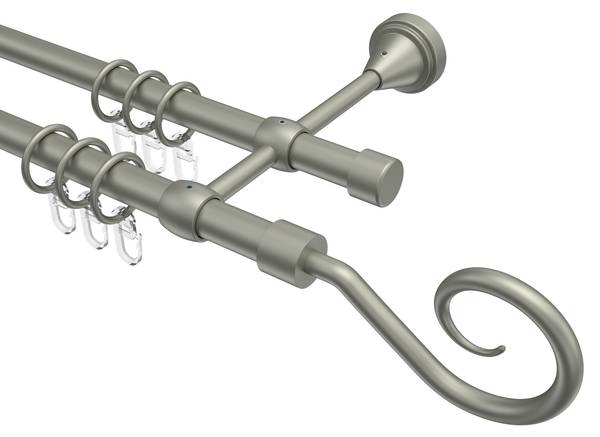 Gardinenstange 2-Lauf Primus Allegra Breite: 120 cm
