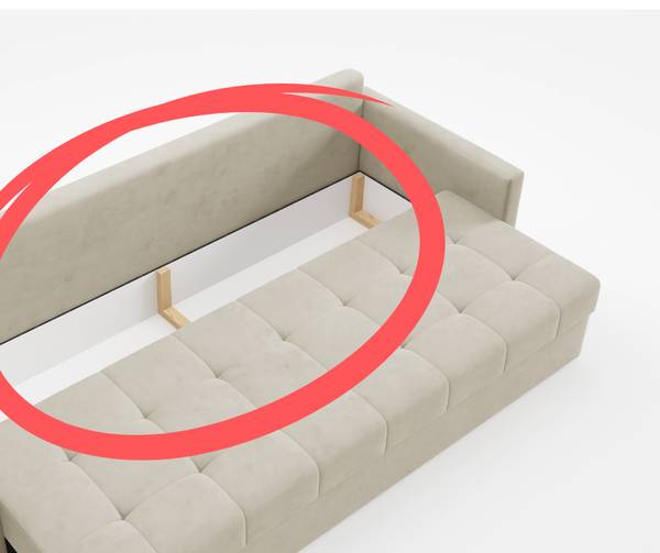 Ecksofa U OLIVIA DL Dunkelgrau