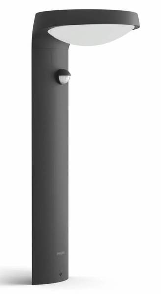 Gehwegleuchte TYLA Grau - ABS - 16 x 40 x 16 cm