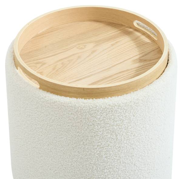 Hocker KEMI Weiß