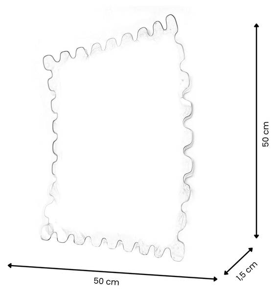 Aludruck "Hommage an Marilyn Monroe" Aluminium - 50 x 50 x 1 cm