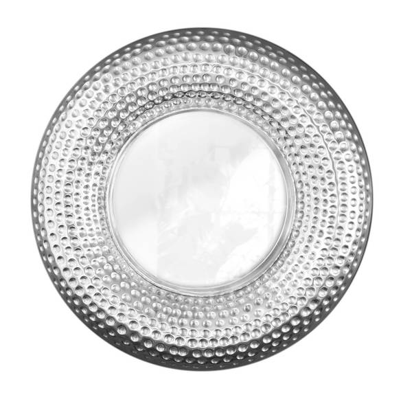 Wandspiegel ORIENT Silber - Aluminium - Spiegelglas - 60 x 60 x 5 cm