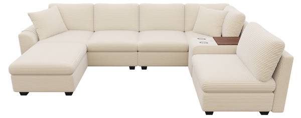 Canapé d’angle UL919505 Ⅵ Beige