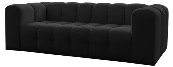 Sofa 3-Sitzer SOLVIE Schwarz