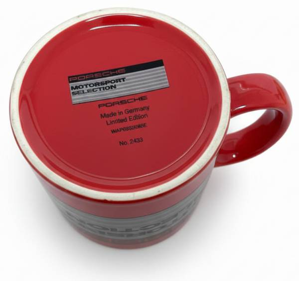 Kaffeebecher rot Porsche Motorsport Rot - Keramik - 9 x 10 x 9 cm