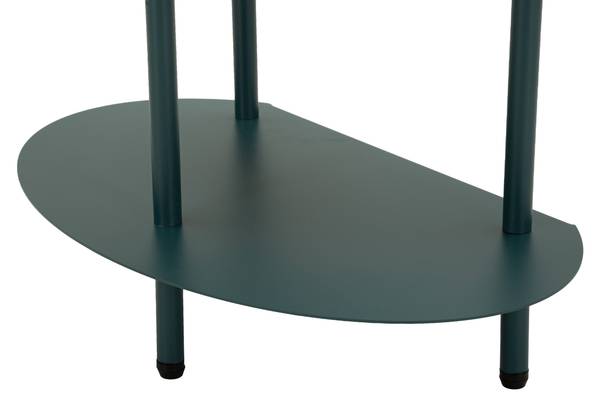 Table de chevet Saturno Vert - Métal - 28 x 50 x 50 cm
