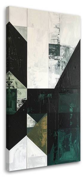 Tableau déco Formes abstraites 40 x 80 cm