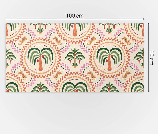 Klebepaneele Tropen Blatt 100 x 50 cm