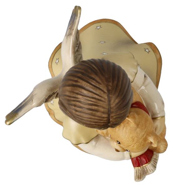 Engel Tanz mit mir Beige - Porzellan - 9 x 16 x 7 cm