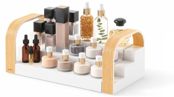 Étagère à épices Bellwood Blanc - Matière plastique - 16 x 13 x 31 cm